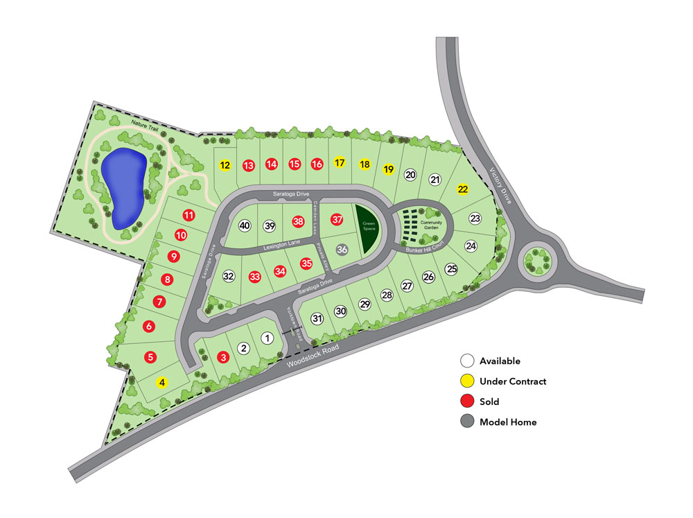 The Artisan at Victory site plan